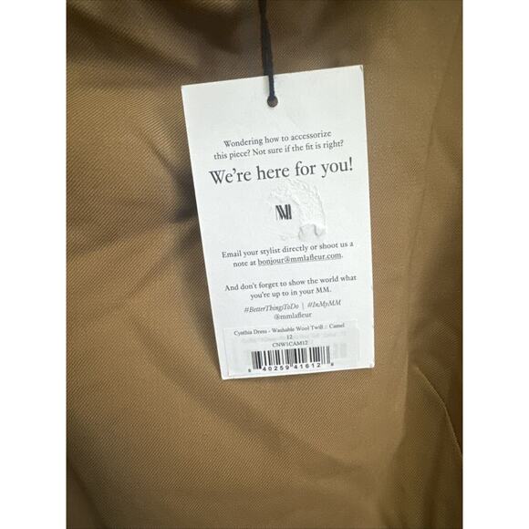 M.M.LAFLEUR cynthia dress (Camel, 12) - Picture 4 of 4
